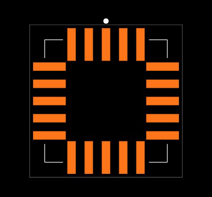 GAL16V8D-15LJ Footprint