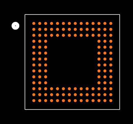 LCMXO2-4000HC-4MG132I Footprint