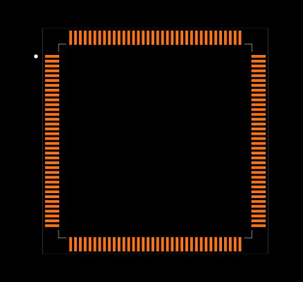 LCMXO2-7000HC-4TG144C Footprint