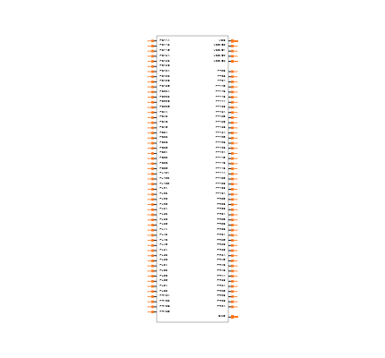 LCMXO3L-1300E-6MG121C Symbol