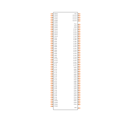 LCMXO3LF-2100E-5MG121C Symbol