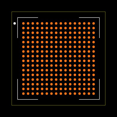 LFE5U-12F-6BG256I Footprint