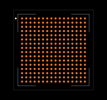 LFXP2-5E-7FTN256C Footprint