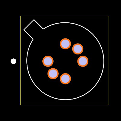 LSK489B-TO-71-6L-BK Footprint