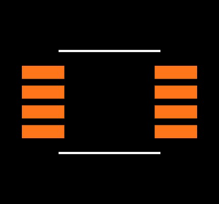 LT1767EMS8E-3.3 Footprint