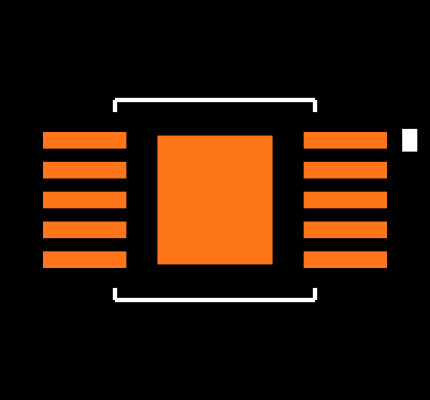 LTC1407CMSE Footprint