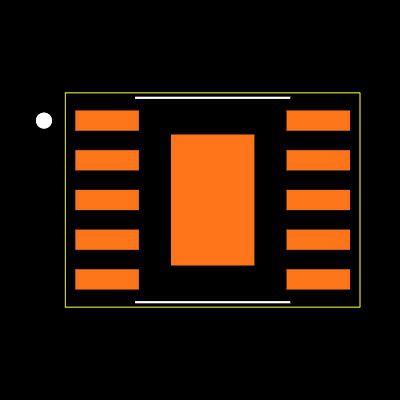 GP8403-TC50-EW Footprint