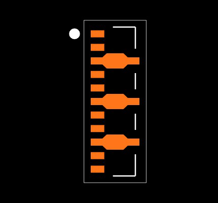 SP8008-08UTG Footprint