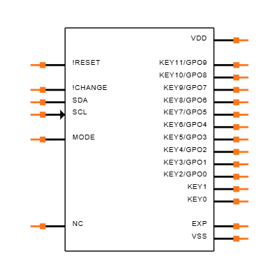 AT42QT2120-MMHR Symbol