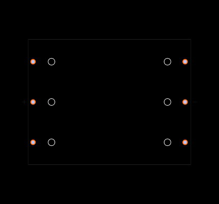 BK-18650-PC6 Footprint