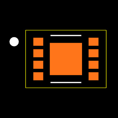 MX25V8035FZUI Footprint