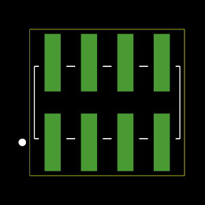 TSHSM-204-D-01-G-V-TR-P Footprint