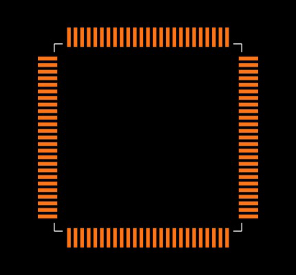 71M6543F-IGTR/F Footprint