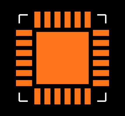 78M6610+PSU/B00T Footprint
