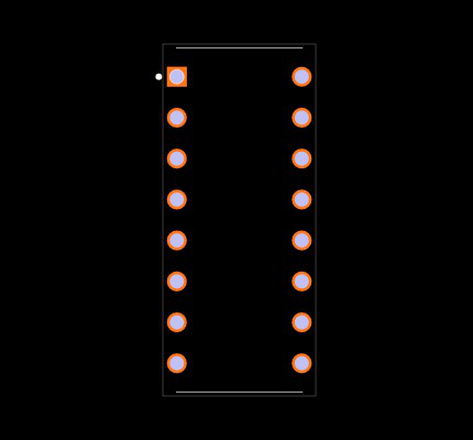 DG413AK/883B Footprint