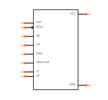 DS1392U-18+ Symbol