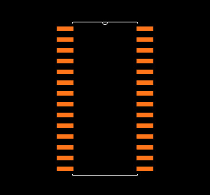 DS1501WS Footprint