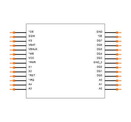 DS1501YEN+ Symbol