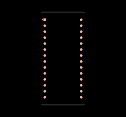 DS1744-70IND Footprint