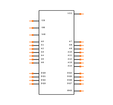 DS1744-70IND Symbol