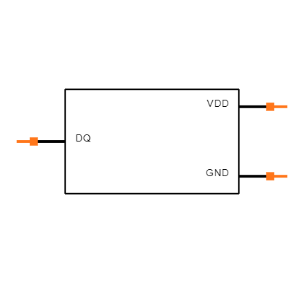 DS18B20Z Symbol