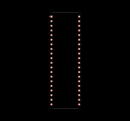 DS87C520-MNL+ Footprint