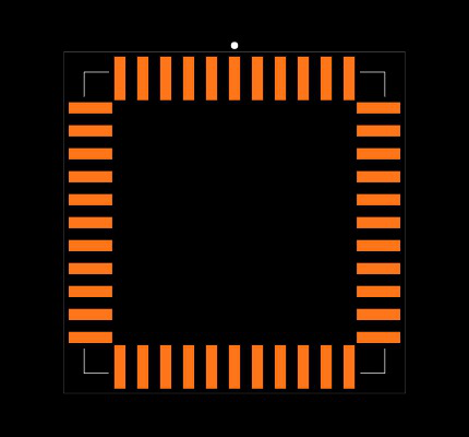ICM7211IQH+D Footprint