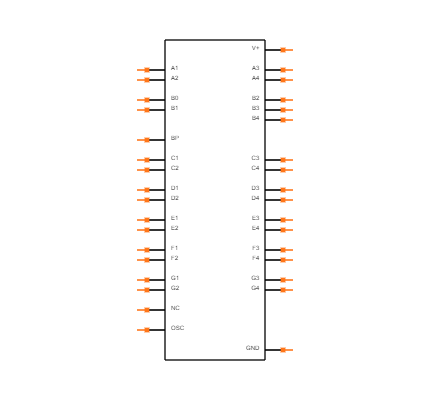 ICM7211IQH+D Symbol