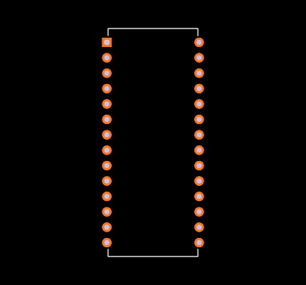 ICM7217BIPI Footprint
