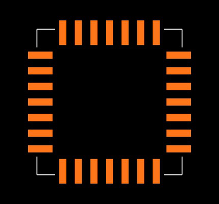 ICM7218DIQI Footprint