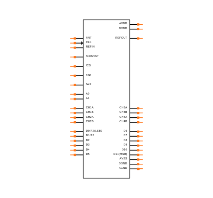 MAX115EAX Symbol