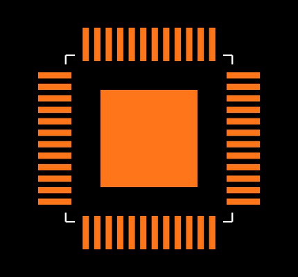 MAX1185ECM Footprint