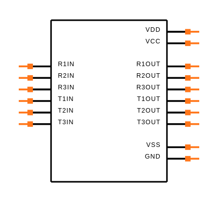 MAX1406EWE+T Symbol