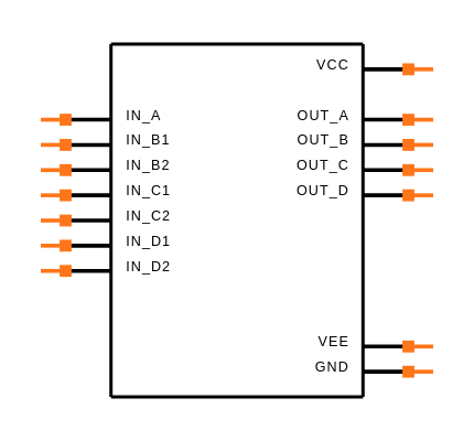 MAX1488ECSD+T Symbol