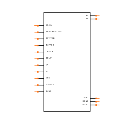 MAX15037ATE+ Symbol