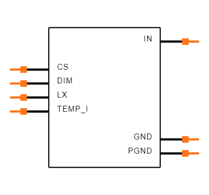 MAX16822AASA/V+ Symbol