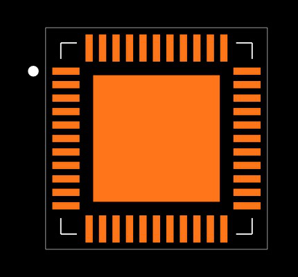 MAX2140ETH+T Footprint