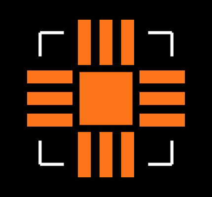 MAX2371EGC Footprint