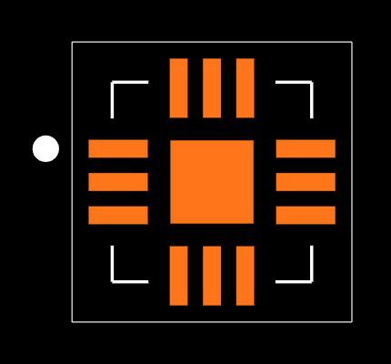 MAX2371ETC+T Footprint