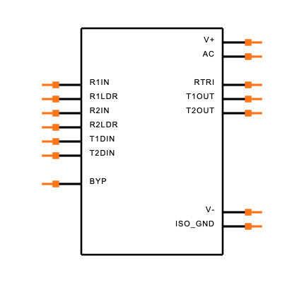 MAX251CSD Symbol