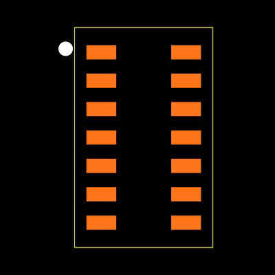 MAX30102EFD+ Footprint