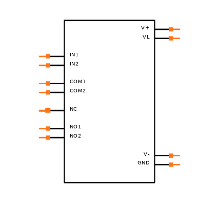 MAX301ESE+T Symbol