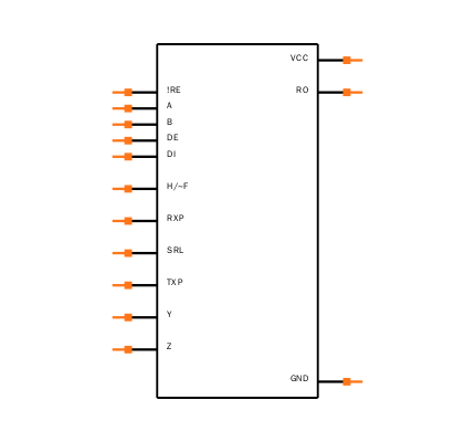 MAX3089ESD+T Symbol