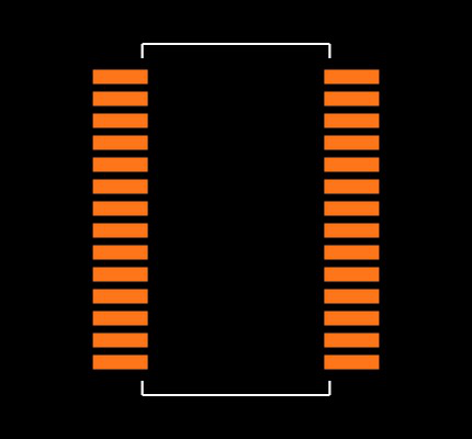 MAX3237CAI-T Footprint