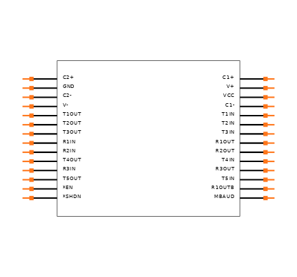 MAX3237CAI-T Symbol
