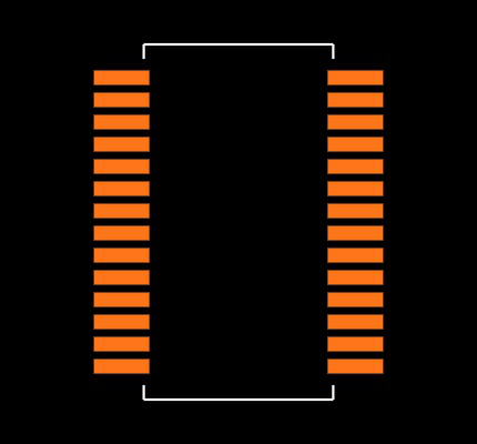MAX3248ECAI Footprint