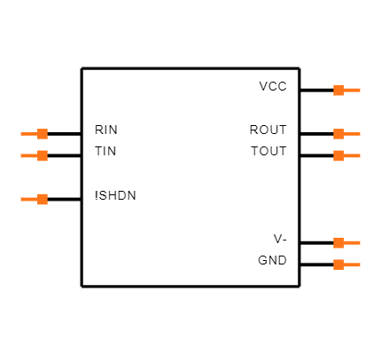 MAX3314ECKA+T Symbol