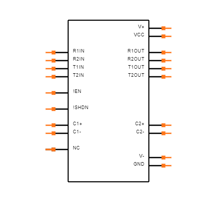 MAX3317ECAP+T Symbol