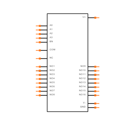 MAX336EWI Symbol