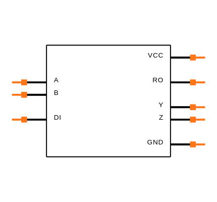 MAX3490ESA Symbol